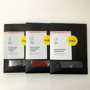 Knix Super Leakproof High Rise Bikini Panties - 3Pk Women's S